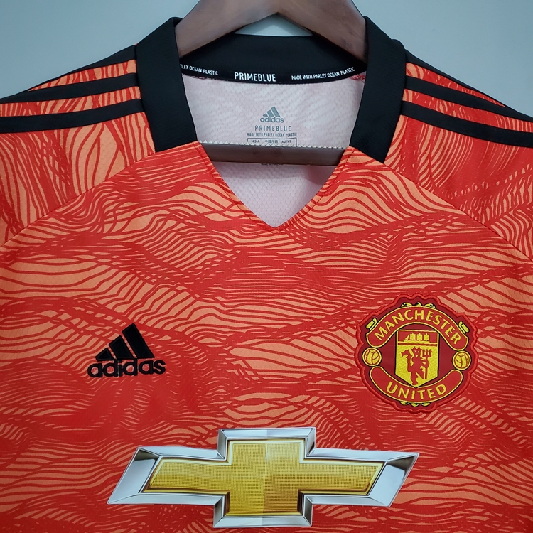 21-22 Manchester United Goalkeeper Soccer Jersey Shirt - Click Image to Close